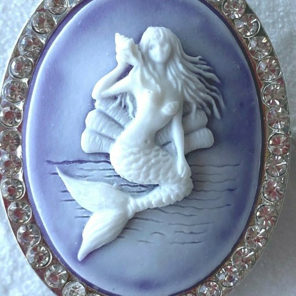 Mermaid Fancy Purple Badge Holder Nurse Teacher - Picture 4 of 9